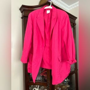Pink blazer
